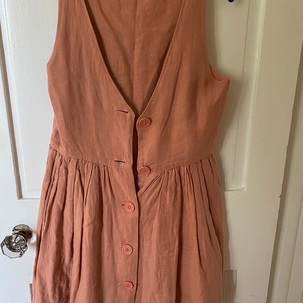 Pink Linen dress